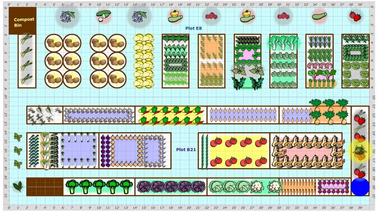 best vegetable garden layout plan