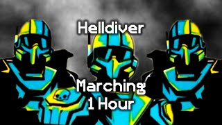 1 Hour Helldiver Marching Cadence | Democratic Marching Chant & Beat | Helldivers 2