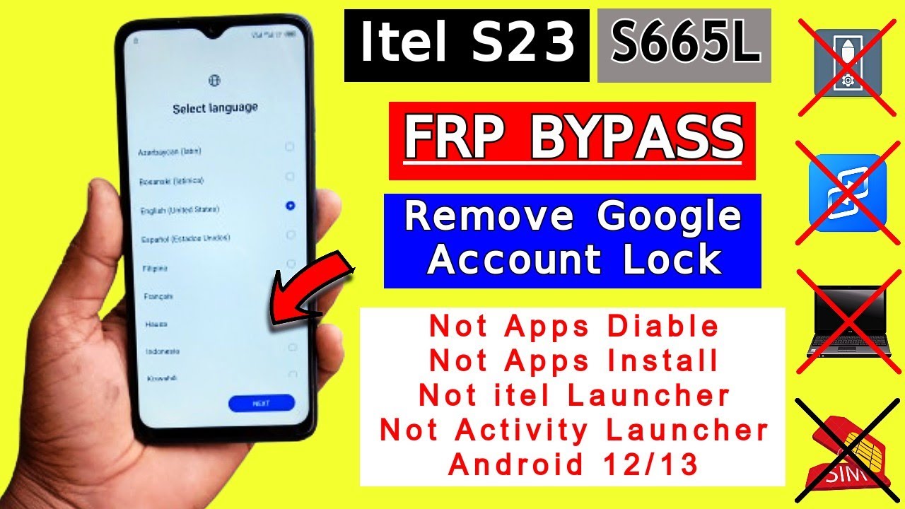 Itel S23 FRP Bypass Android 12/13 New Method 2024 | itel Itel S23 FRP Bypass Android 12/13 New Method 2024 | itel