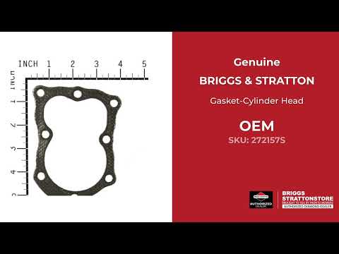 272157S Gasket-Cylinder Head - Briggs and Stratton - Genuine OEM Part 272157S Gasket-Cylinder Head - Briggs and Stratton - Genuine OEM Part