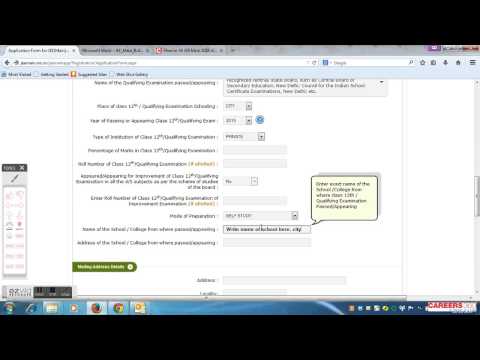 How to fill JEE Main 2014 Online Application Form-Step by step guide How to fill JEE Main 2014 Online Application Form-Step by step guide