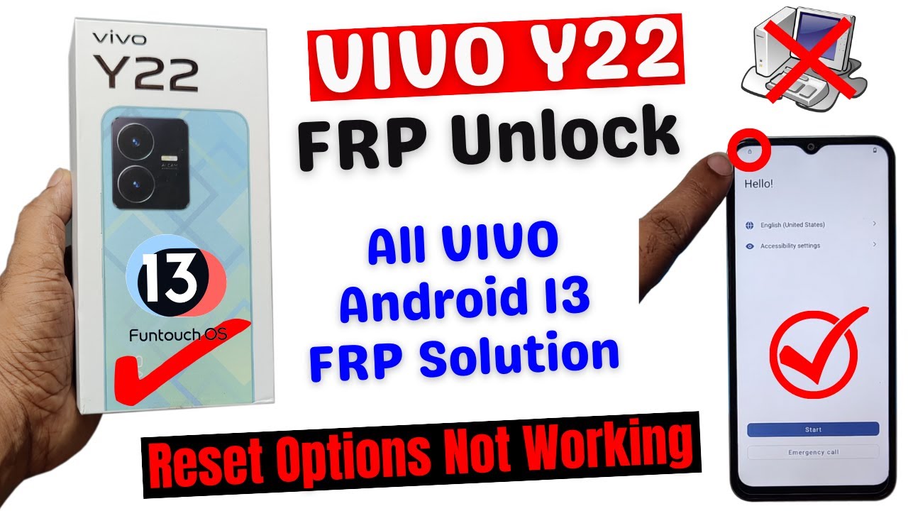 Vivo Y22 Frp Bypass | Android 13 Update | All Vivo Vivo Y22 Frp Bypass | Android 13 Update | All Vivo