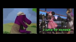 Barney & Mickey Mashup: Happy Wanderer (1B) Barney & Mickey Mashup: Happy Wanderer (1B)