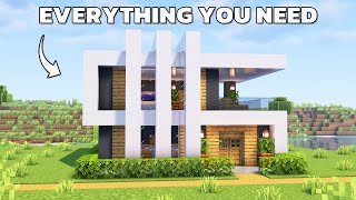 Minecraft Modern House Tutorial