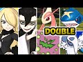 Pokémon Sun & Moon - Cynthia & Grimsley Battle (Mallow Tag)