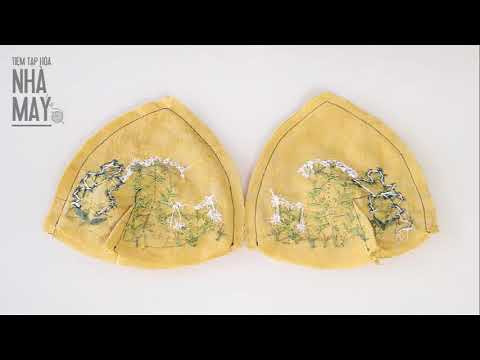 DIY Hướng dẫn may bra thêu siêu đẹp (Making beautiful bra in very easy way)