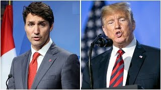 Trudeau deals with Trump at NATO summit Trudeau deals with Trump at NATO summit