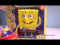 SpongeBob HULK Makeover! SURPRISE Toys Patrick + Spider Ooze, Sandy Tickles+Choco Egg HobbyKidsTV