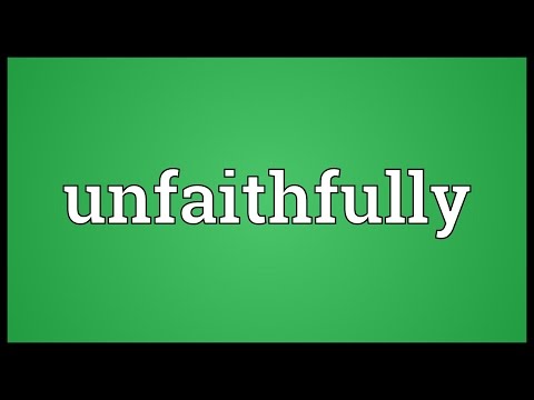 Header of unfaithfully