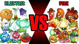 Pvz 2 Team Electric Vs Fire Plant Vs Plant - Who Will Win?