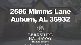 2586 Mimms Lane Auburn AL 36832