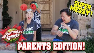 Watermelon Smash Challenge - Parents Edition Messier Than Eat It Or Wear It