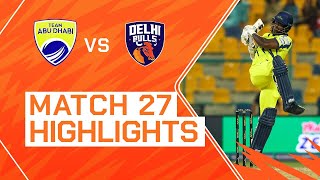 2023 Abu Dhabi T10, Match 27 Highlights