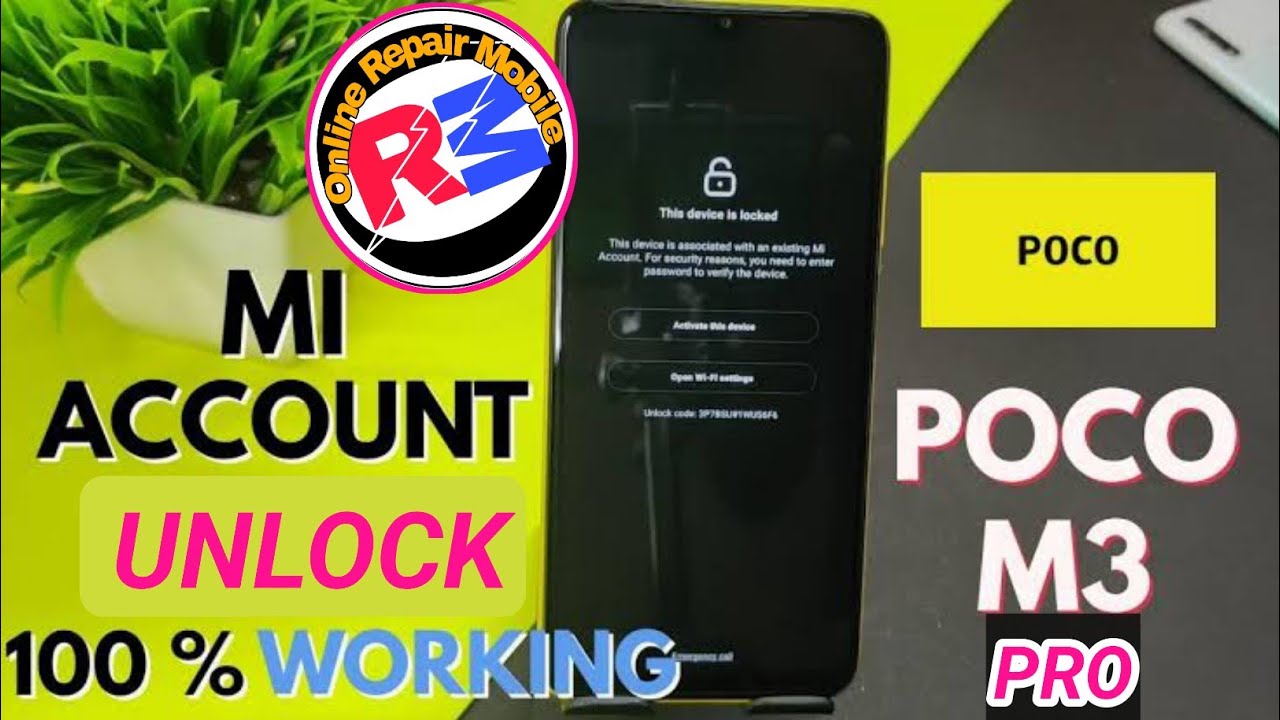 poco M3 frp unlock tool poco M3 frp unlock tool