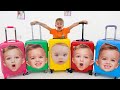 Baby Chris and his travels all over the world with family | Compilation video