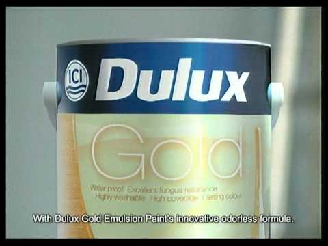 paint gold emulsion dulux
