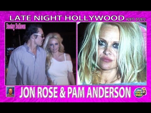 Pam Anderson & Jon Rose Celebrate Pam's DWTS All Star Announcement H2873