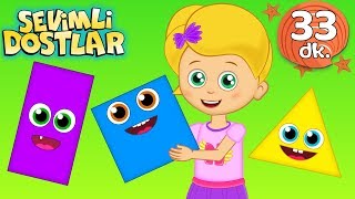 Şekiller Şarkısı Sevimli Dostlar Bebek Şarkıları Adisebaba Tv Kids Songs And Nursery Rhymes