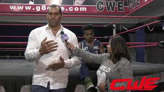 Cwe Mr. Punjab Ganesh Meet To The Great Khali Small Hight Person Want To Learn Wrestling