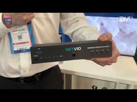 ISE 2025: Netvio Debuts MV-H2-0401-10 Multi-View KVM Switcher