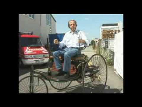 The first car ever running live! The Benz Motorwagen (1885) Mercedes Benz 