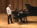 Henry Gronnier & Rina Dokshitsky Play Mozart's Sonata for Violin & Piano in G Major, KV 379