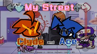 Fnf My Street But Fire Clyde And Ace Sings It Fnf Cover Oc