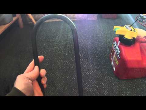 Gas canister and Trimax Bike Lock review