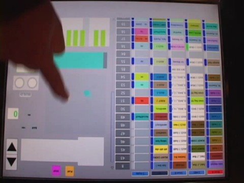 Live API to Touchscreen - A Clip Grid for Ableton Live