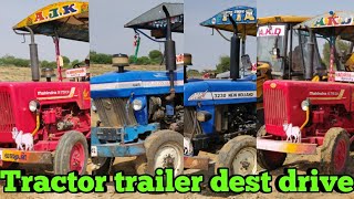 Mahindra 575 DI vs powertruck 445 vs New Holland 3600 DI Tractor with fully loaded Trailer / #CFV