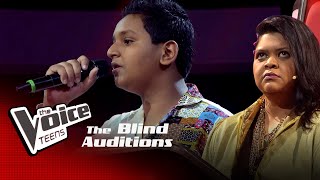 Anjana Thejan | See You Again | Blind Auditions |The Voice Teens Sri Lanka