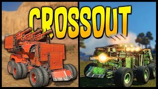 Crossout - Insane So Many Missiles Triple 88Mm & Triple Pyre Hurricane Build - Crossout Gameplay