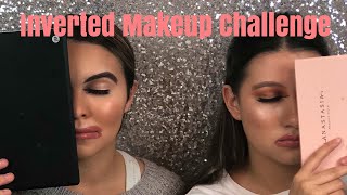 Inverted Makeup Challenge Ft. Dulce Jewlee Beautee