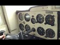 Cessna 152 cockpit flight training (start-up, pre-flight, takeoff, climb)