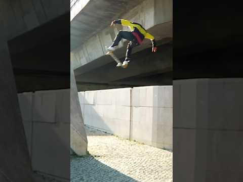 Madars Apse Ollie To Fakie On A Sketchy Spot!