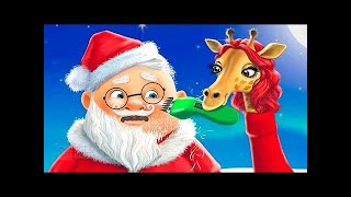 Fun Animal Hair Salon Kids Game - Care Makeup Bath Santa Makeover - Learn Colors Game For Kids