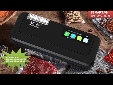 Máy Hút Chân Không Hút Nước Không Kén Túi Máy Hút Chân Không Công Nghệ Nhật Bản SINBO DZ500SD