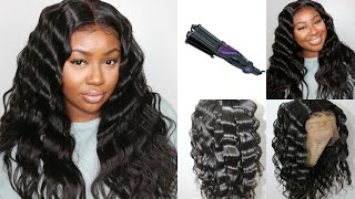 How To Crimp Hair Like A Pro! | Using Indian Straight 360 Lace Wig | Bestlacewigs