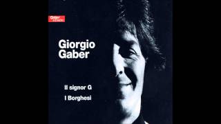 Watch Giorgio Gaber G Accusa video