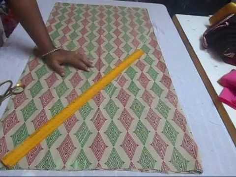 cutting churidar pant