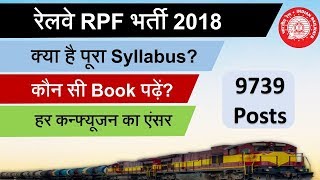 Railway RPF Exam Syllabus, Books & pattern for preparation || Constable SI Bharti सिलेबस और बुक्स