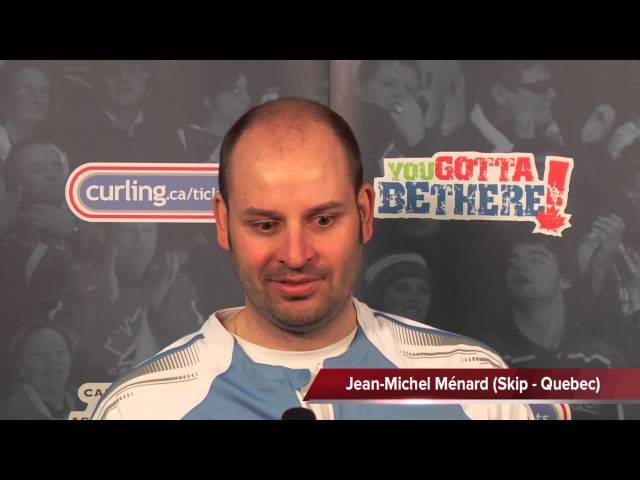 Draw 8 Media Scrum - 2014 Tim Hortons Brier