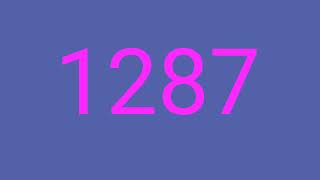Numbers 1 To 2020