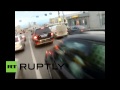 RAW: Moscow cop helmet-cam bust footage