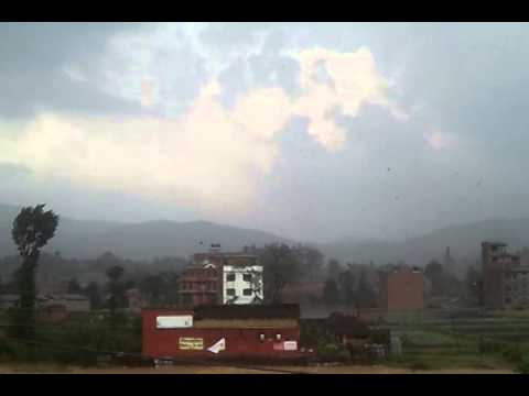 NEPAL greatest cyclone.at bhaktapur jagati