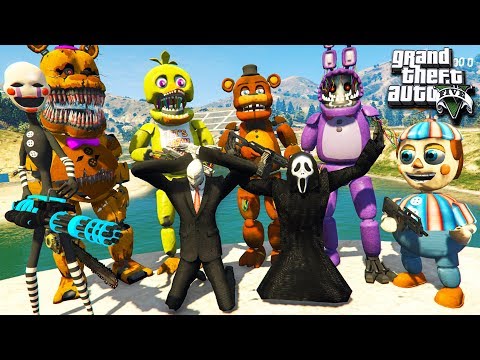 ГТА 5 МОДЫ АНИМАТРОНИКИ НАШЛИ СЛЕНДЕРА И КРИКА ФНАФ В GTA 5! ОБЗОР МОДА В GTA 5 ИГРЫ МУЛЬТИК ВИДЕО ГТА 5 МОДЫ АНИМАТРОНИКИ НАШЛИ СЛЕНДЕРА И КРИКА ФНАФ В GTA 5! ОБЗОР МОДА В GTA 5 ИГРЫ МУЛЬТИК ВИДЕО