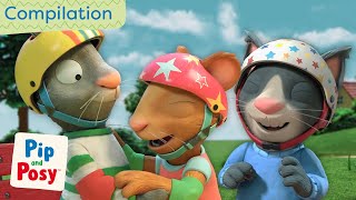 Pip And Posy Have The Best Time With Their New Scooters Compilation