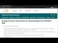 Google Chrome Instructions for Downloading Form RP-5217-PDF