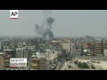 Raw: Airstrike Shatters Fragile Calm in Gaza