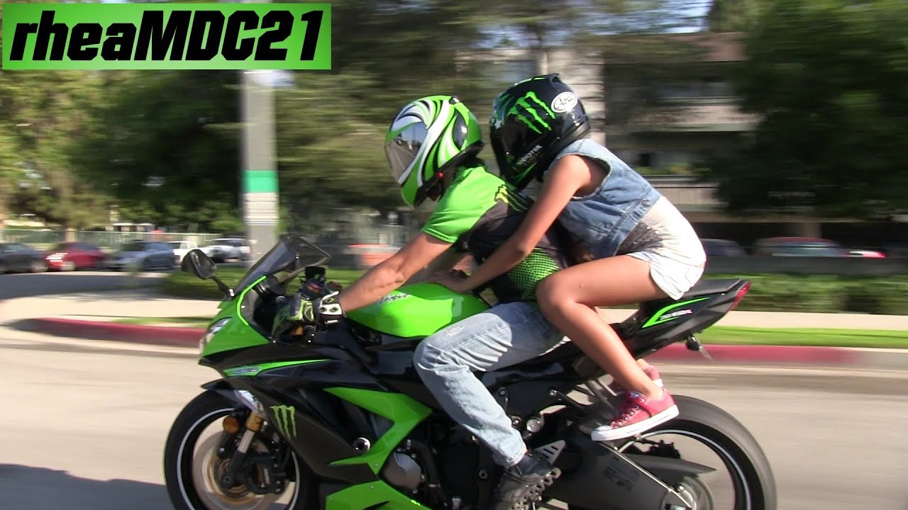 Kawasaki Ninja 636 ZX6R Super Sportbike 2UP Riding - YouTube